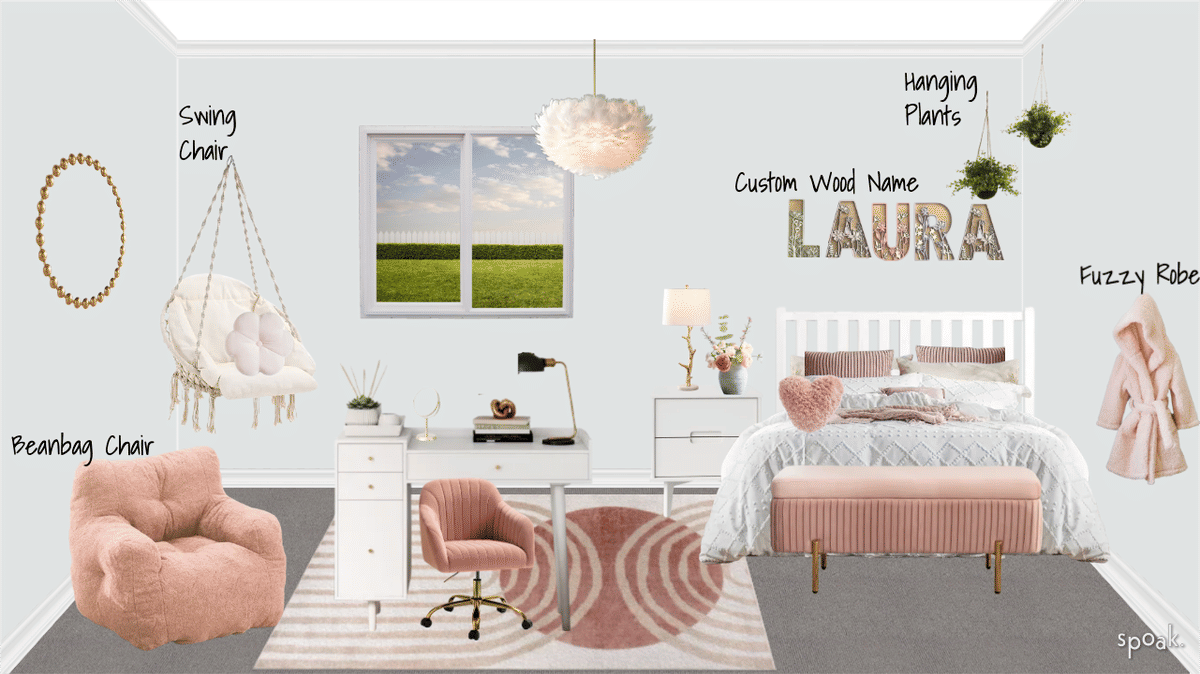 Dorm Room Inspiration designed by taylor gold west