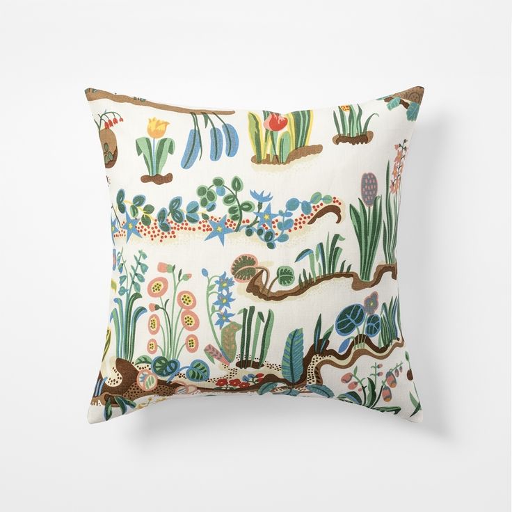 Cushion Primavera - Svenskt Tenn Online - Width 50 cm, Length 50 cm, Josef Frank/Svenskt Tenn added by Kendall Crosby