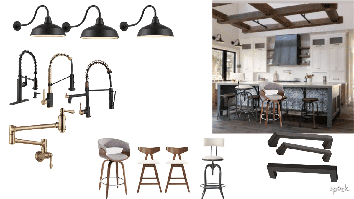 Kitchen Inspiration designed by Moriah Hawks