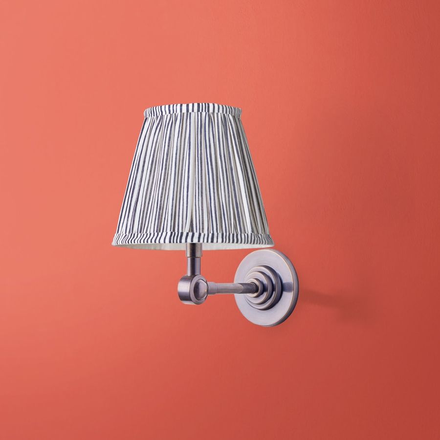 mini elbow cordless wall fixture navy candy stripe added by Kacey Dillier