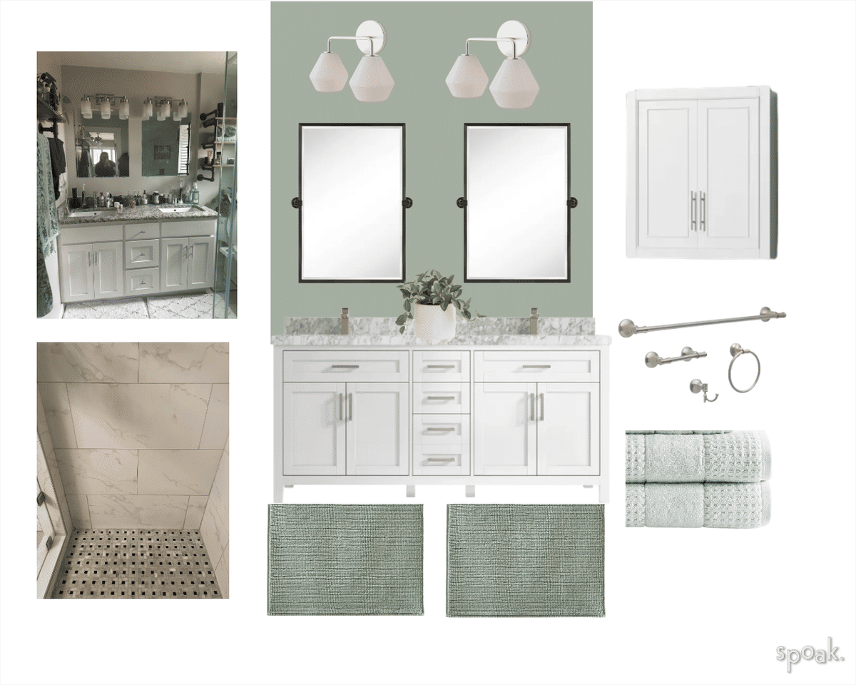 Bathroom Inspiration designed by Taylor Pennartz
