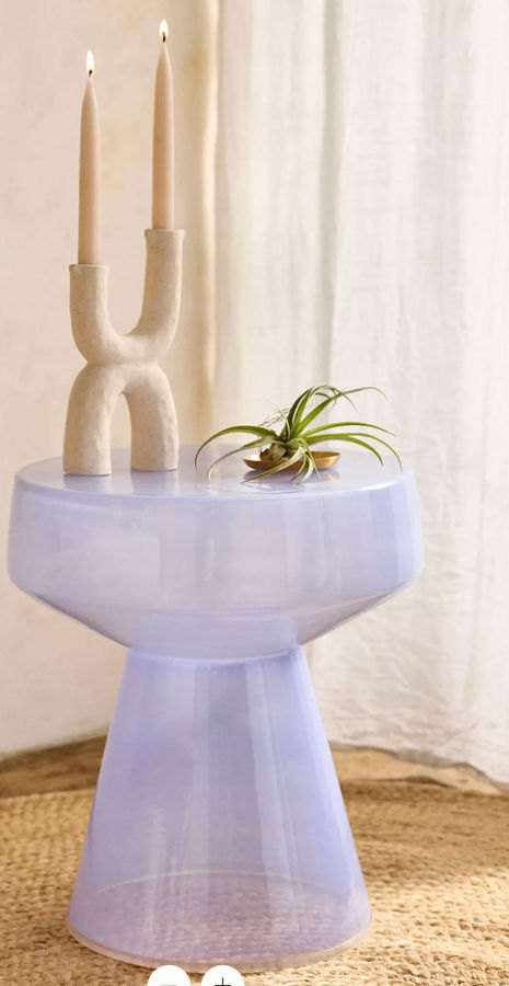 Colorful Glass Side Table, Wide added by Molly Olshin