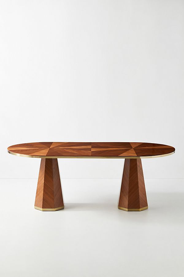 Quillen Marquetry Double Pedestal Dining Table added by Paulina Canini