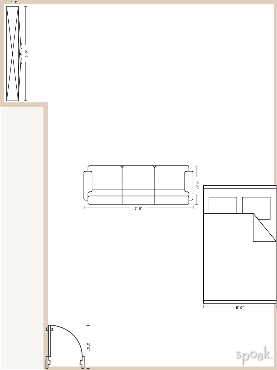TV Room Floor Plan designed by Britney tout