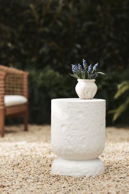 Lucia Plaster Side Table added by Misty Giunto