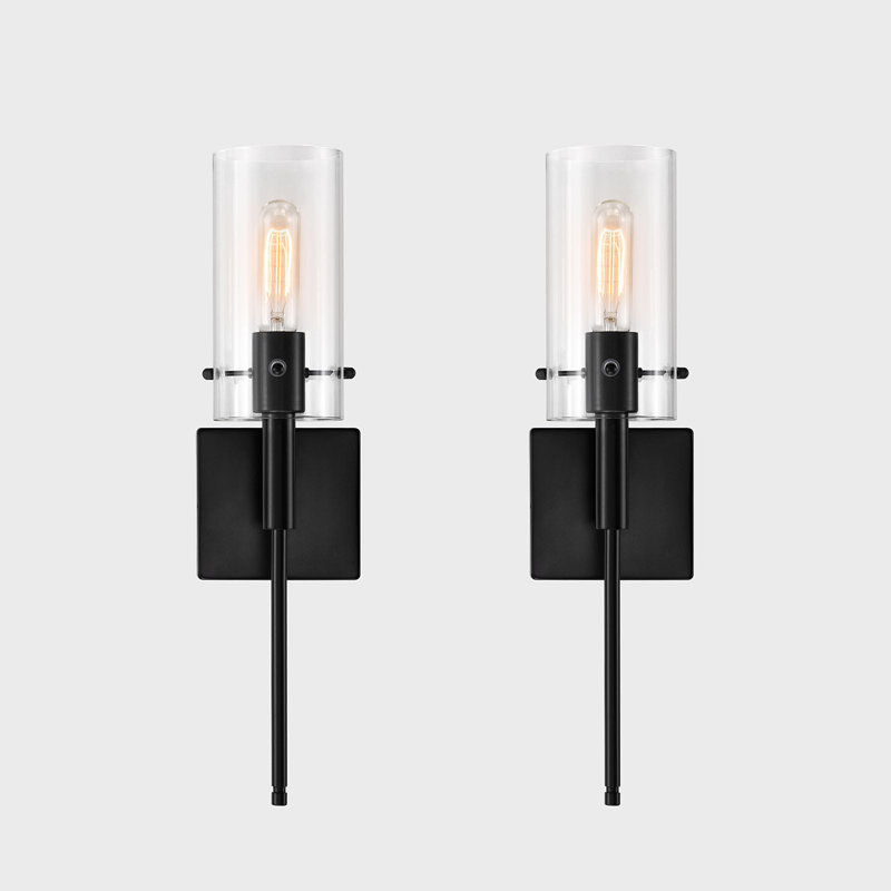 Black Modern Wall Sconces You'll Love | Wayfair added by sallie tyler