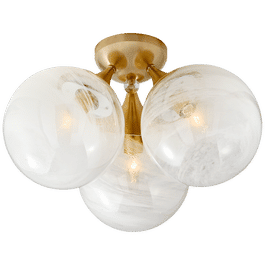 Cristol Large Triple Flush Mount added by Jessica D'Itri Mares