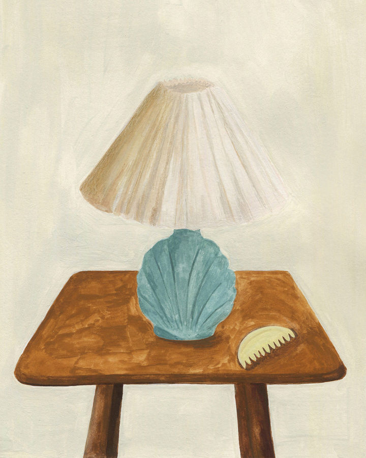 Isabelle Vandeplassche x Bed Threads 'Shell Lamp' Print added by Spoak 