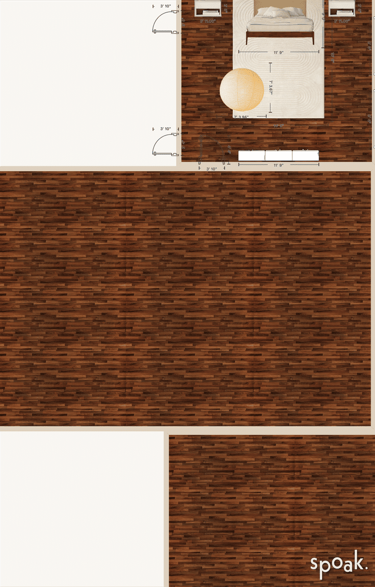 Apartment Layout designed by Jacqueline Birkel