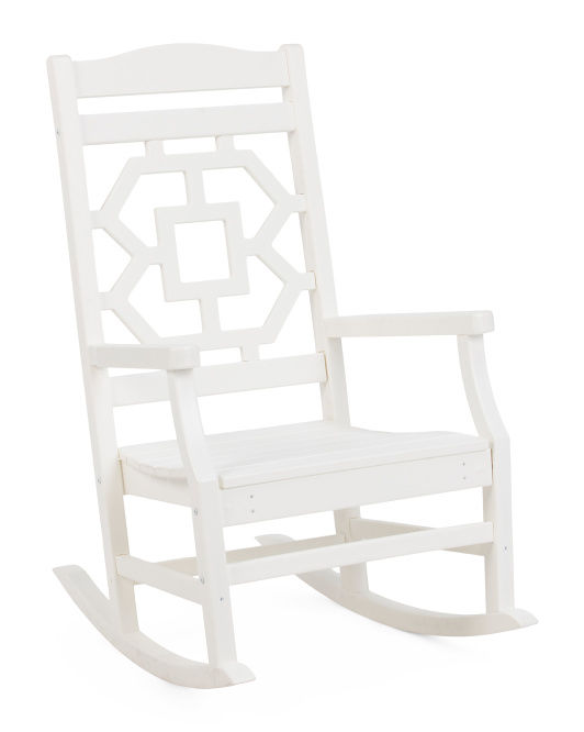 Outdoor Chinoiserie Wooden Rocking Chair | Home | T.J.Maxx added by Sarah Jane Meek