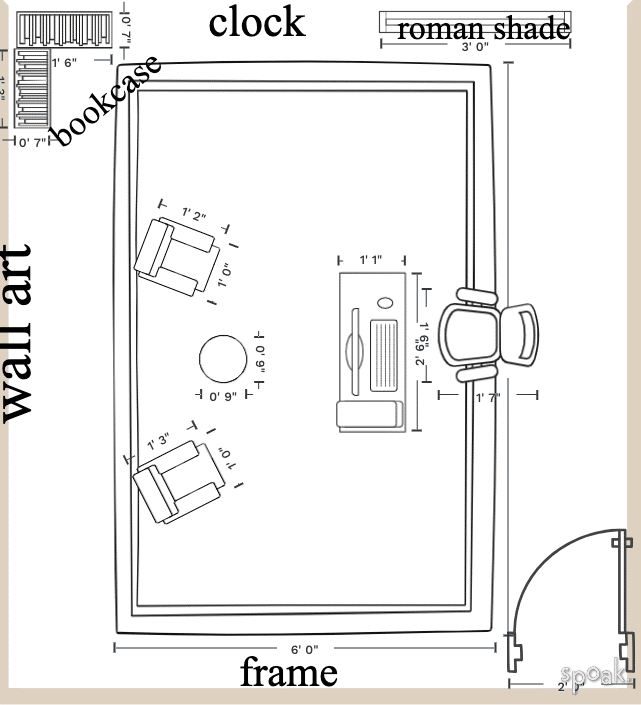 Medium Office Plan designed by Arrienne Hudnall