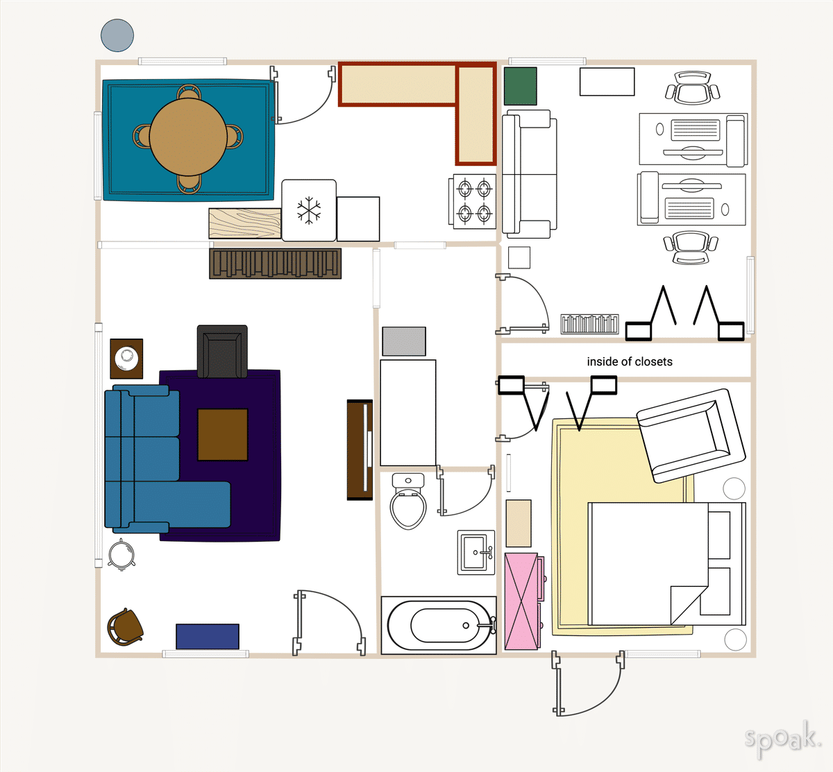 View of Multi story apartment layouts and floor plan ideas.