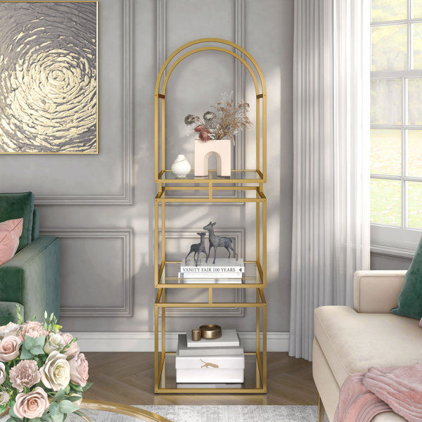 Colmenero 19.75'' W Steel Etagere Bookcase added by Cheryl Mosley