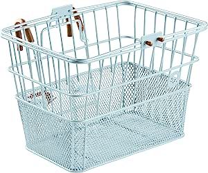 Retrospec Apollo Detachable Front Bike Basket Steel Half-Mesh with Integrated Detachable Hooks and Built-In Handle, Easy Assembly and Portability for Bicycles added by REVEAL METHOD LLC