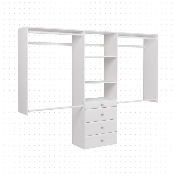 Grid 48" W - 96" W Closet System Reach-In Sets added by VELVET BRICK INTERIORS