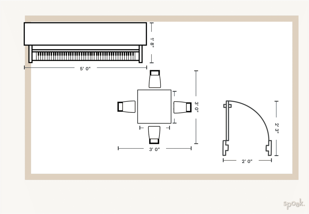 Kitchen Layout designed by Molly Lennan