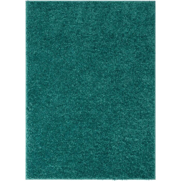 Well Woven Elle Basics Emerson Plain Textured Green Shag Area Rug (6'7" x 9'6") added by Christina Miller