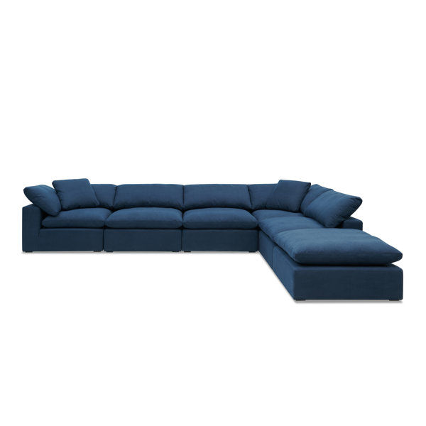 Calana 6 - Piece Modular Upholstered Reversible Sectional added by Fabled Island