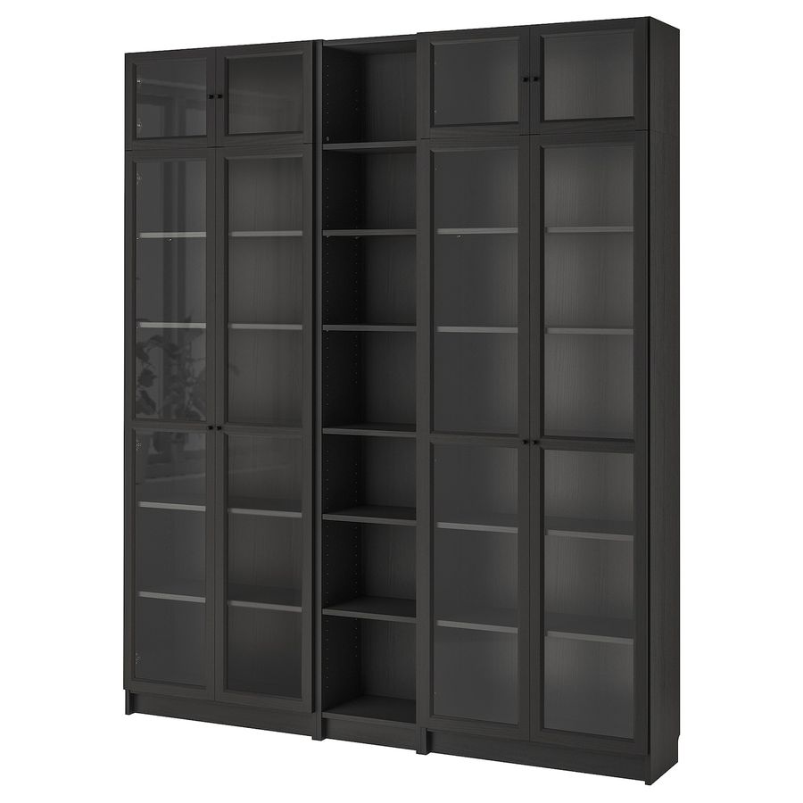 BILLY / OXBERG Bookcase, black-brown, 783/4x113/4x931/4" - IKEA added by Spoak Member