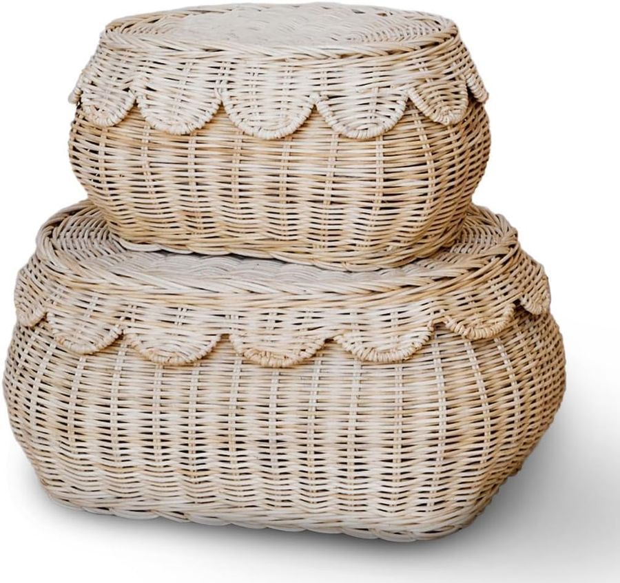 The Original Scalloped Basket Set of 2 added by Anya Hondel