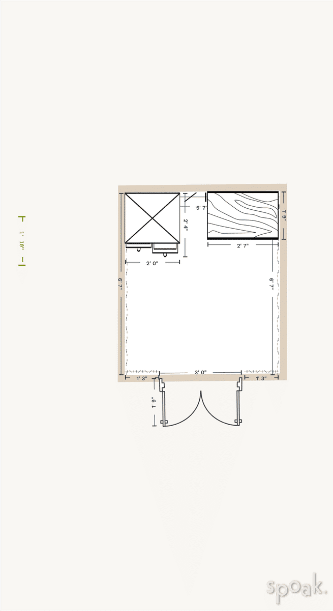 Garage Layout designed by Nicole Van Dawark