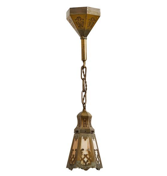 Vintage Romance Revival Art Glass Lantern Pendant added by Jessica D'Itri Mares