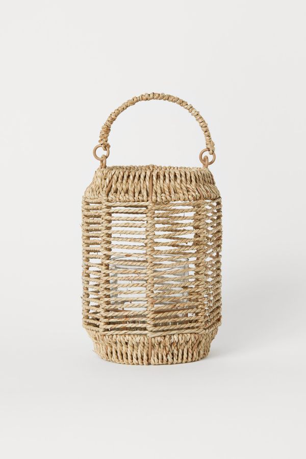 Seagrass Candle Lantern - Natural - Home All | H&M US added by Spoak Member