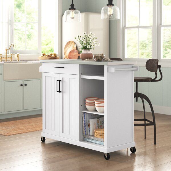 Freya Metal Kitchen Island added by Callie Paige
