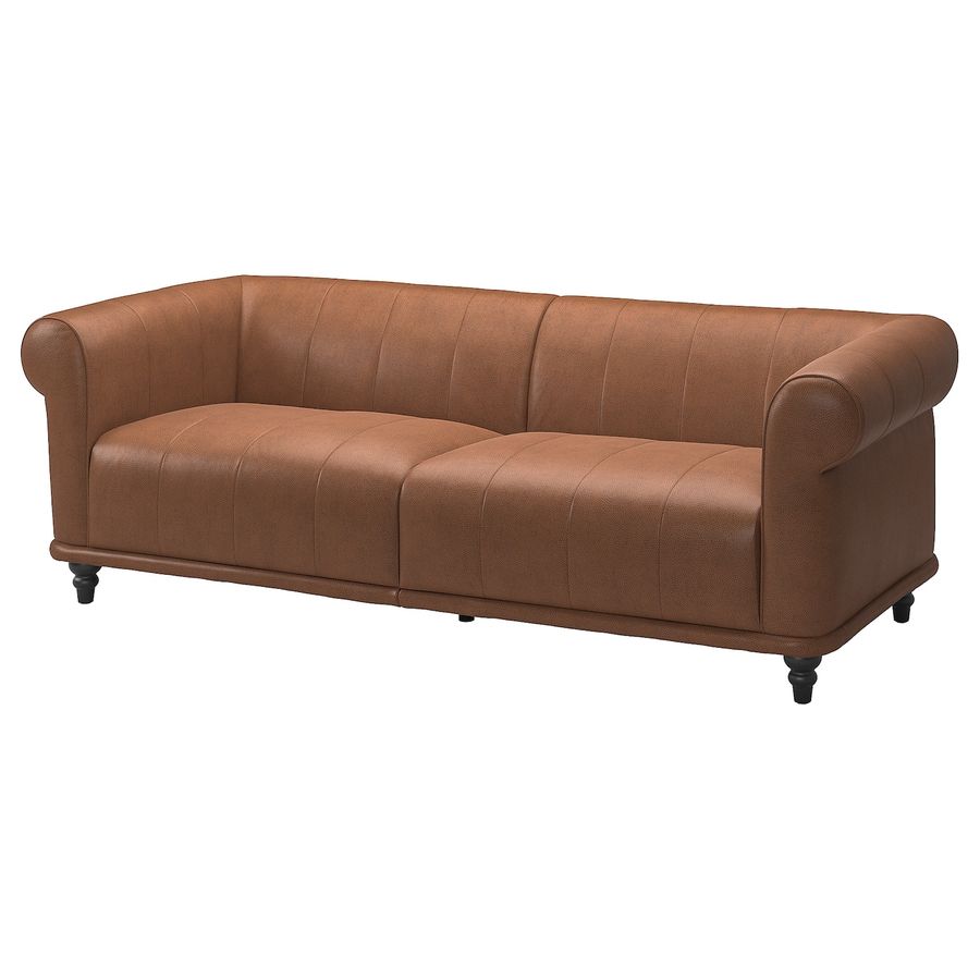 VISKAFORS sofa, Högalid brown/brown - IKEA added by Haley Hinson