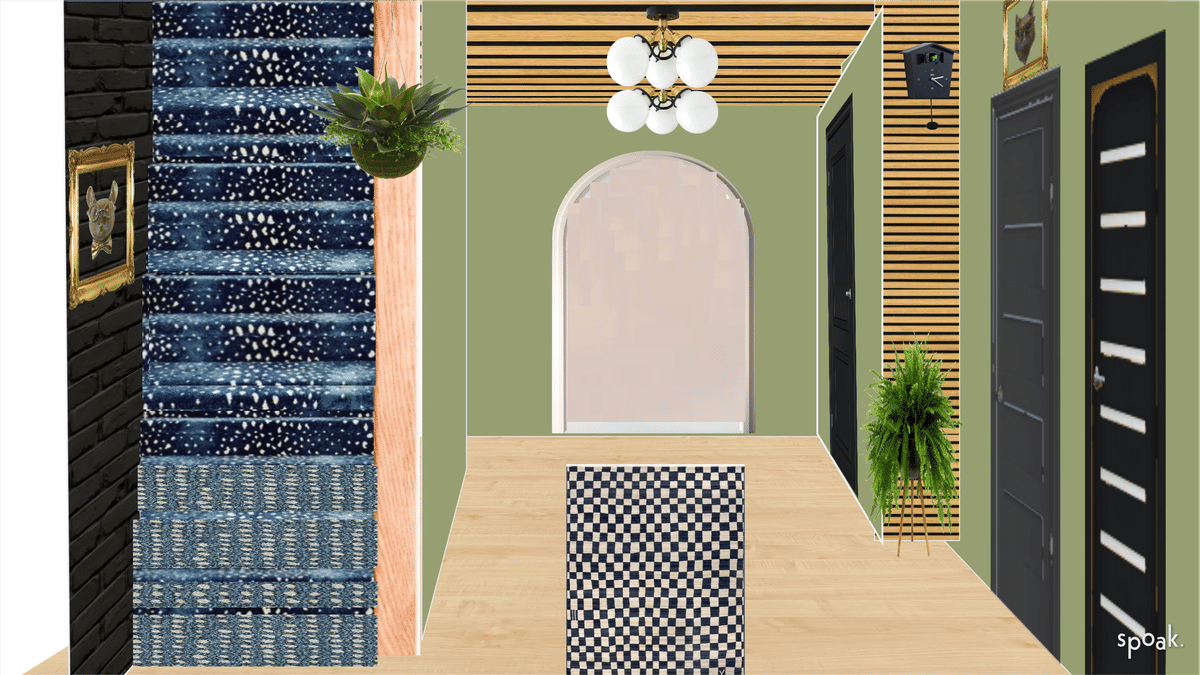Pink Hallway Inspo designed by Tracy Jenkins