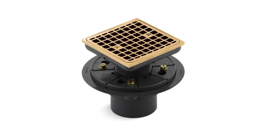 Kohler K-9136-2MB Clearflo Square Design Tile-In Shower | Build.com added by Natalia Falcone