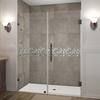 Aston Nautis GS 69.25 - 70.25 in. x 72 in. Frameless Hinged Shower Door with Glass Shelves in Matte Black SDR990-MB-70-10 added by Pamela Keilman