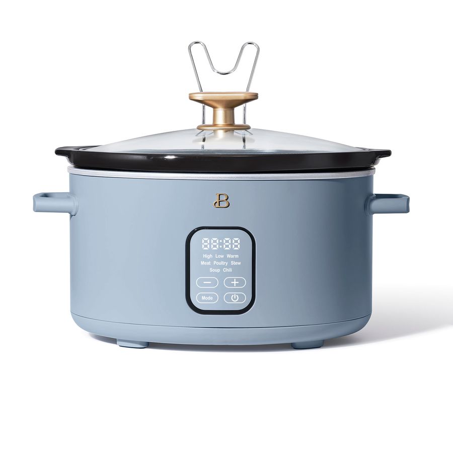 Beautiful 6 Qt Programmable Slow Cooker, Cornflower Blue by Drew Barrymore - Walmart.com added by Erica Ramon