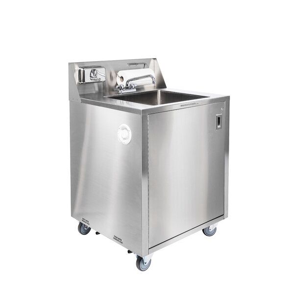 32'' L x 29.5'' W Portable Handwash Station with Faucet added by Coco And Daisy