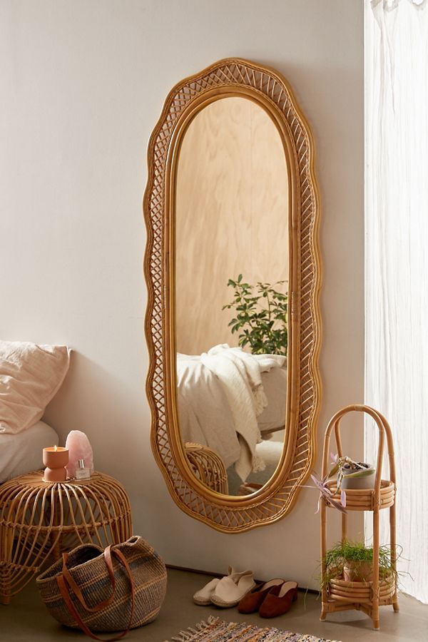 Malorie Wicker Wall Mirror added by erika grossman