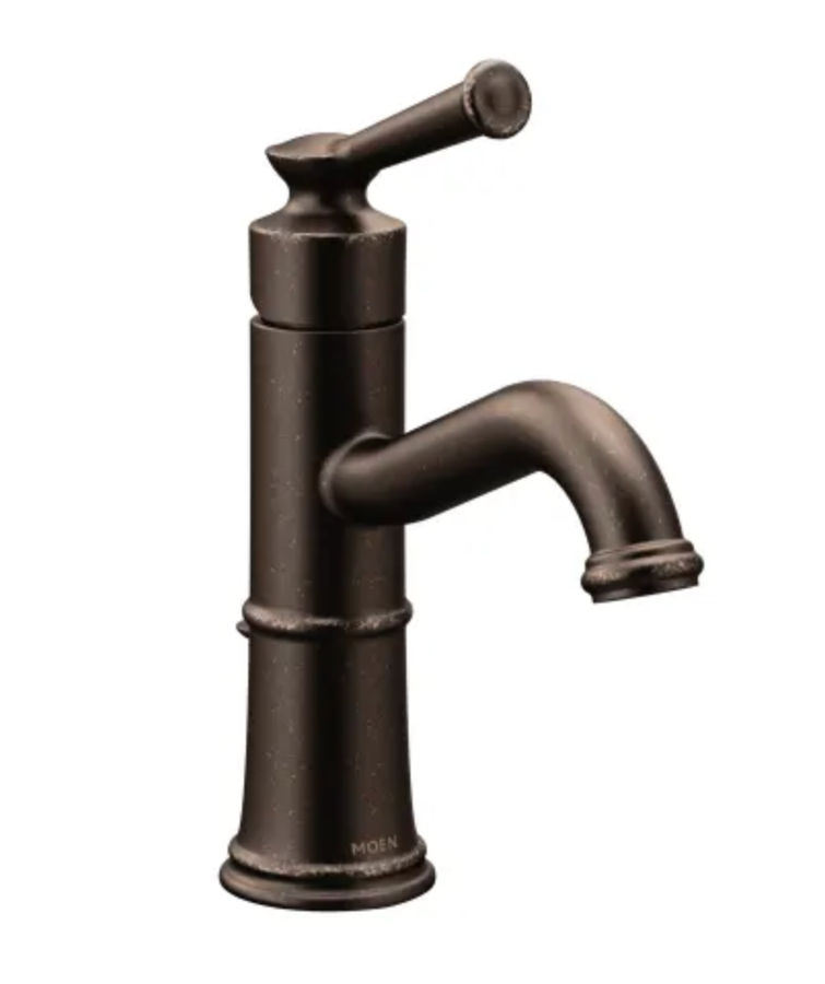 Moen Belfield 1.2 GPM Single Hole Bathroom Faucet - Includes Metal Pop-Up Drain Assembly added by Ella Walker Neville
