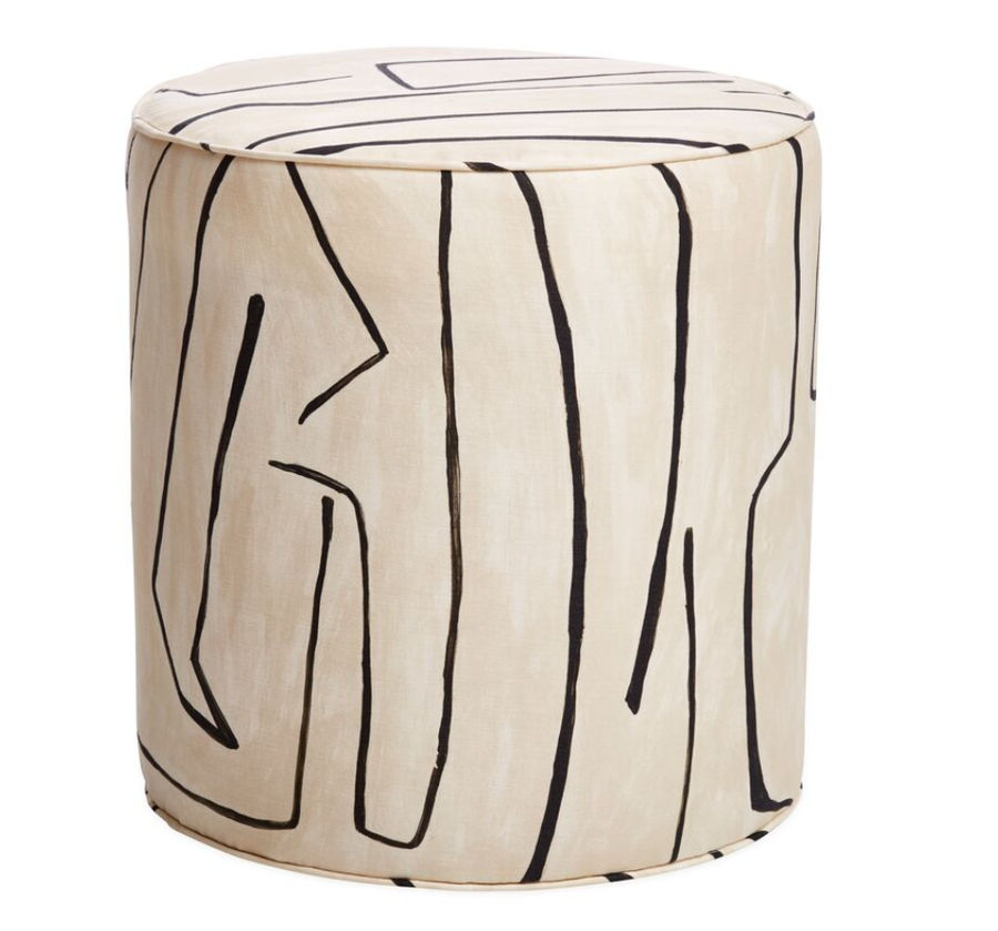 Harper Round Ottoman, Griffito added by Selena Wyant