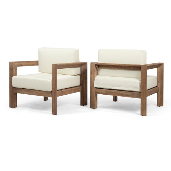 Kesia Outdoor Patio Chair with Cushions added by Ali Leick