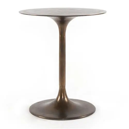 Paula Modern Classic Durable Round Rustic Tulip Shape Outdoor Side End Table added by Jennifer Hickey