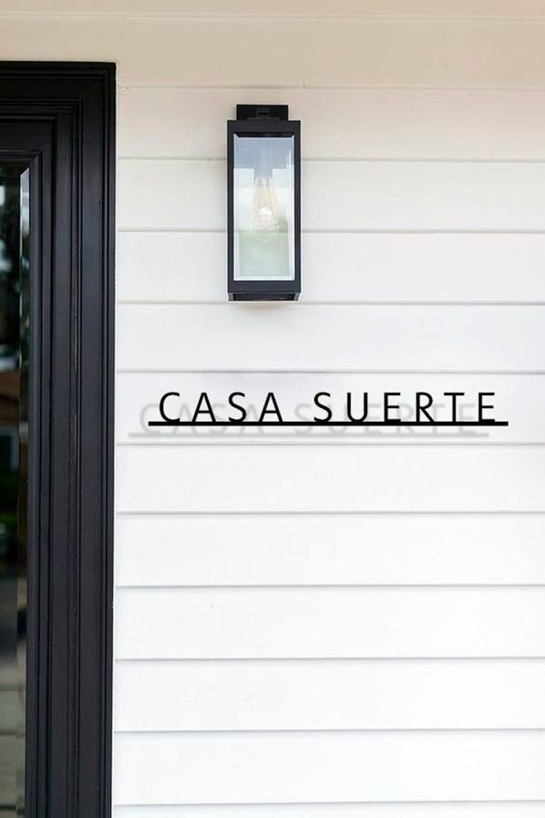 Custom Modern Metal Casa Name Sign for Outdoor House, House name sign, Outdoor House Name, Personalized Villa Name Sign added by Erica Ramon