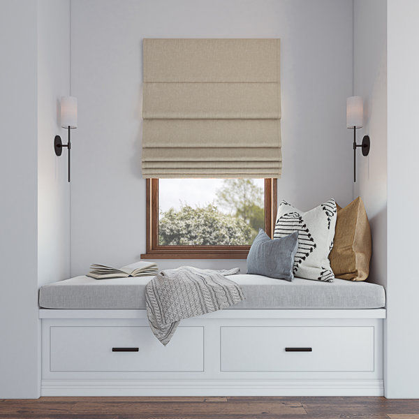 Pryer Textured 100% Blackout Cordless Roman Shade added by sallie tyler