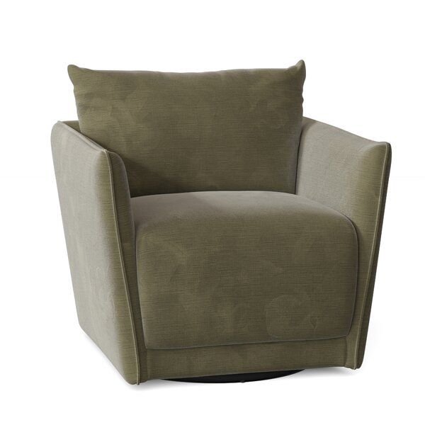 Gertrude Upholstered Swivel Armchair added by Whitney Crutcher