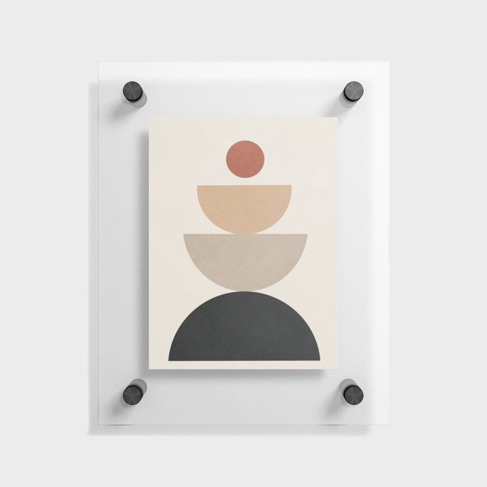 Geometric Modern Art 31 Floating Acrylic Print by City Art added by Kristen Hendrickson