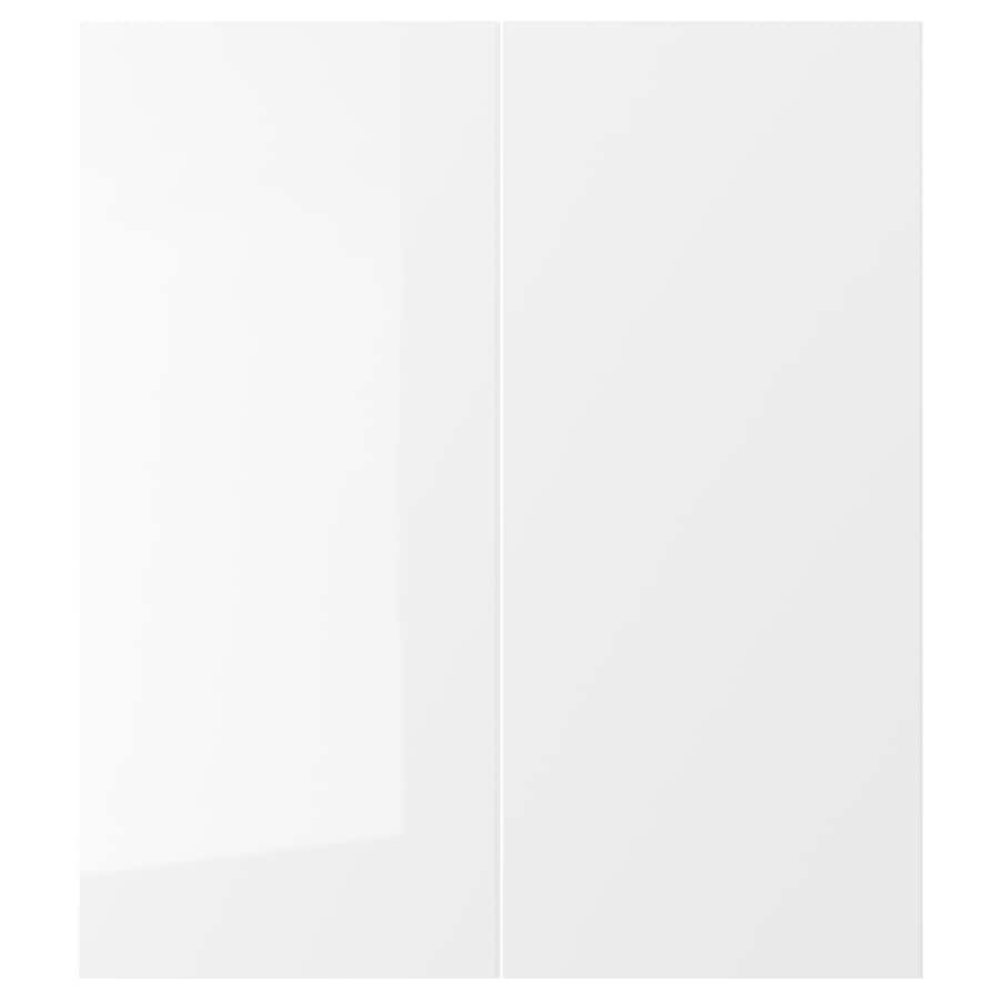RINGHULT 2-p door/corner base cabinet set, high gloss white, 13x30" - IKEA added by Alexis Hilton