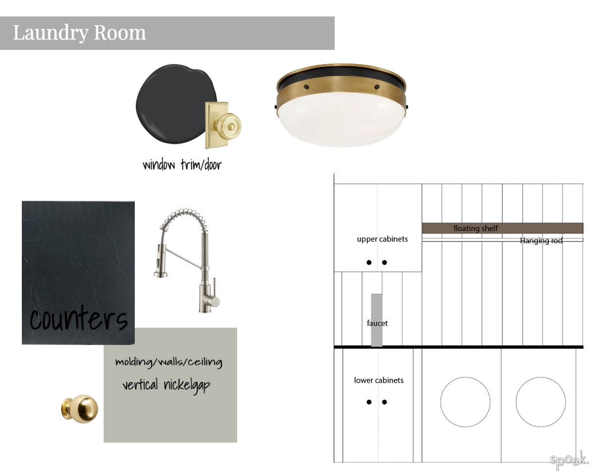 Laundry Room Ideas designed by Elizabeth Roussil