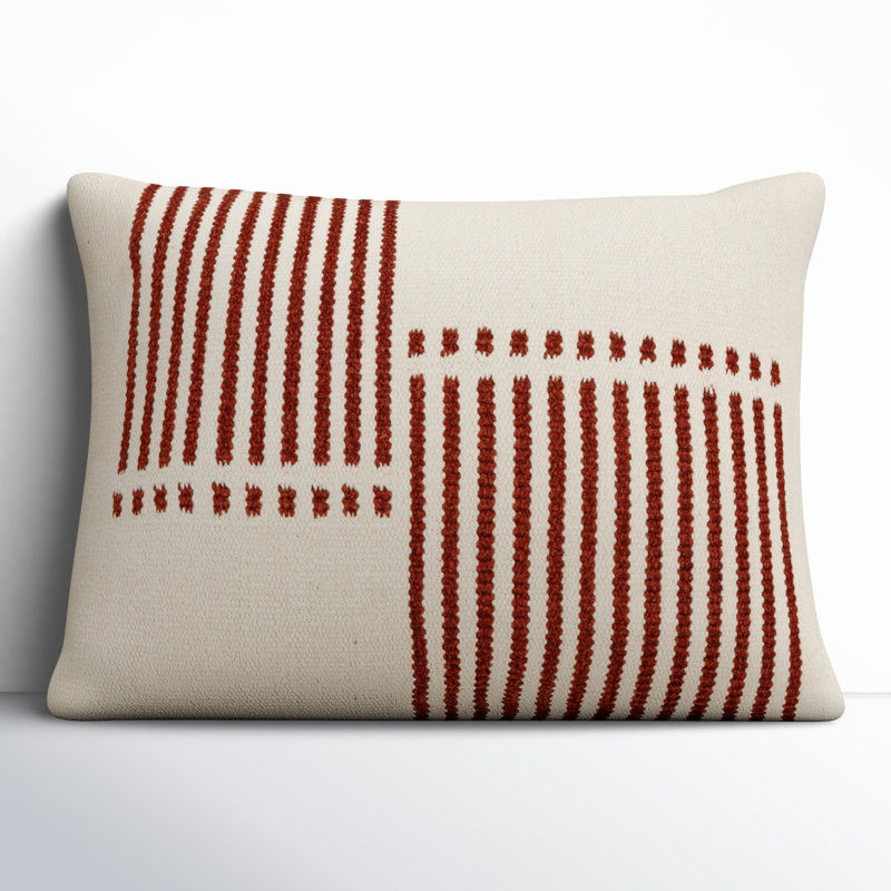 Carlus Striped Cotton Lumbar Throw Pillow added by Karina Bumatay