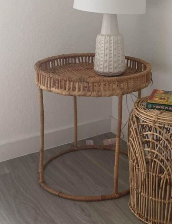 wicker rattan side table Ft Lauderdale added by courtney white
