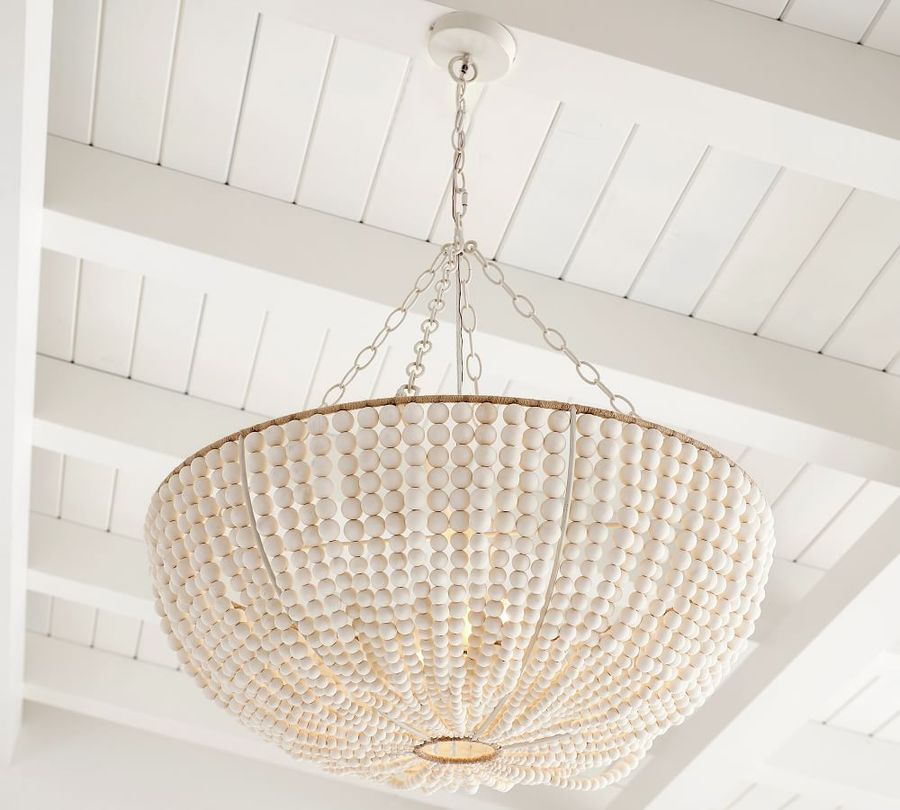Bristol Wood Bead Chandelier added by Jen Petrosino