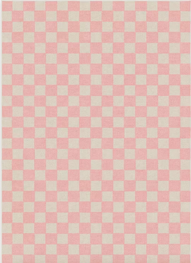 Teresa Checkered Pink Rug added by Dhruma Patel