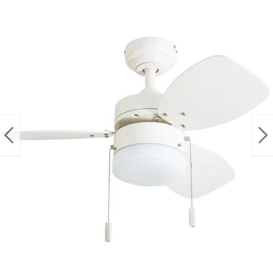 Honeywell Ocean Breeze 30" White Small LED Ceiling Fan with Light added by Amanda Halkias
